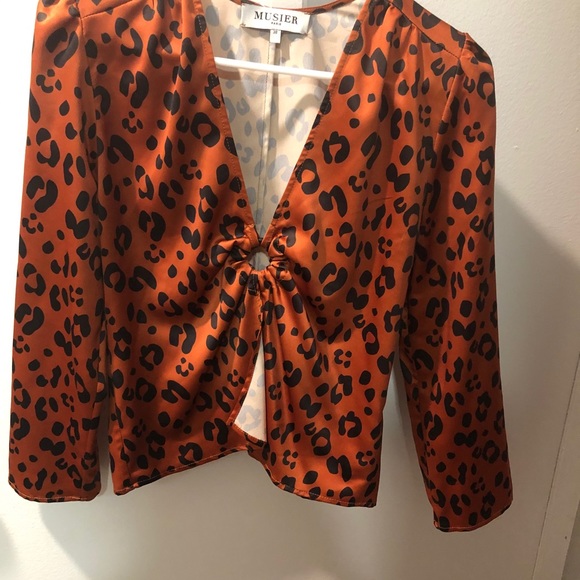 Silk-Like Blouse - Picture 4 of 4